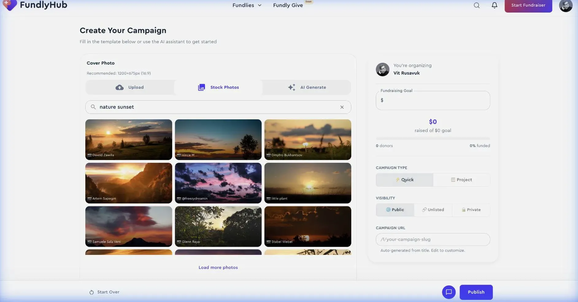 Animation showing typing a title then clicking AI Suggest to auto-fill the summary